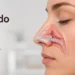 Perfil nasal con ilustración anatómica de vía aérea nasal y tabique en un artículo sobre rinoplastia funcional y estética.