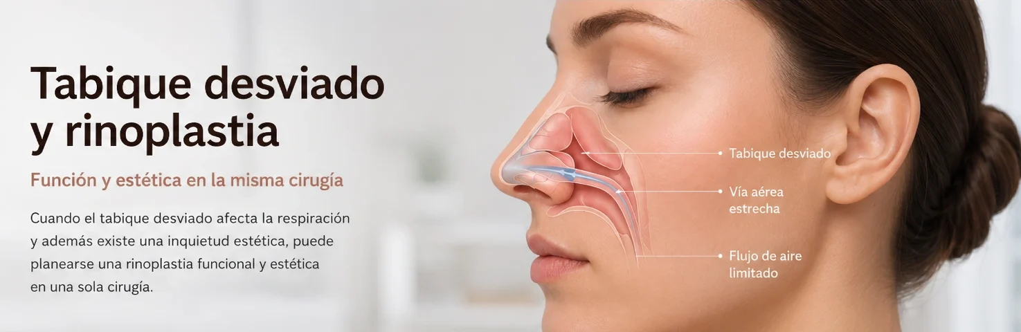 Tabique desviado y rinoplastia